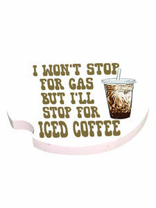 Gas Iced Coffee Car Coaster