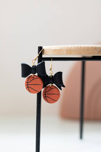 Sports Bow Dangles: Basketball