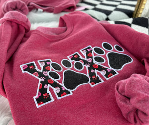 Pawsitively Perfect XOXO Crewneck Pullover