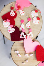 Load image into Gallery viewer, Red heart dangle
