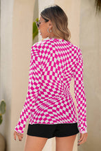 Load image into Gallery viewer, Checkmate Chic Mesh Top
