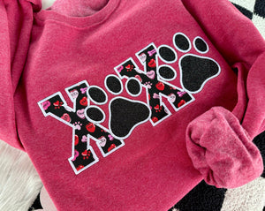 Pawsitively Perfect XOXO Crewneck Pullover