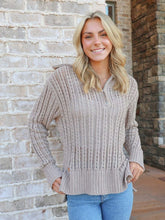 Load image into Gallery viewer, SS Jillyan Zip Sweater
