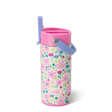 Load image into Gallery viewer, Flower Power Flip + Sip Slim Tumbler (12oz)
