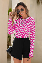 Load image into Gallery viewer, Checkmate Chic Mesh Top
