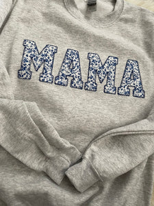 Mama Onesie Embroidery Applique Shirt