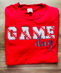 Game Day Embroidery